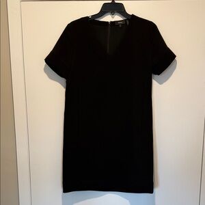 Black Crepe Theory Dress sz 8